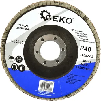 Brusný kotouč Geko G00300 P40 115 mm
