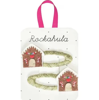 Souprava šperků Rockahula - Set sponek - perníkové domečky