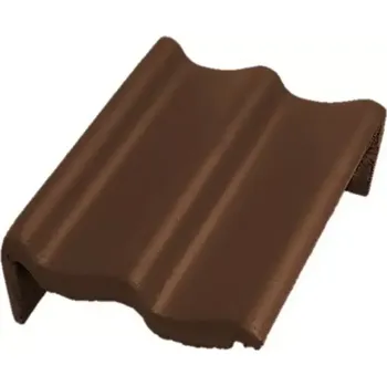 betonová krytina Bramac Moravská taška rohová taška pultu levá Protector PLUS tmavohnědá