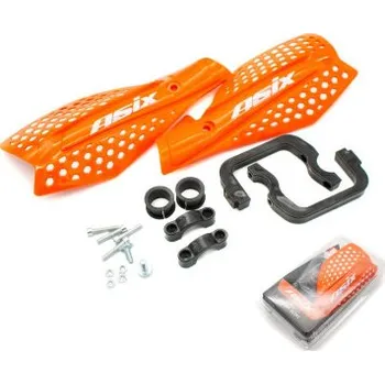 Helma na motorku Kryty páček cross ASIX AS1 Oranžová