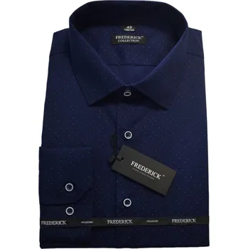 Pánská košile Pánská košile s dlouhým rukávem - střih REGULAR - vzor F753A - s prodlouženou délkou rukávu 188/194 cm - 42