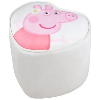 Stolička roba Dětská stolička ve tvaru srdce Prasátko Peppa