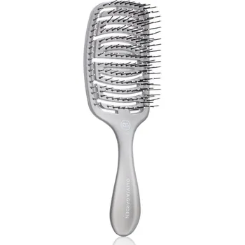 kartáč na vlasy Olivia Garden ESSENTIAL CARE FLEX Medium Hair Bristles kartáč na vlasy Ice Grey 1 ks