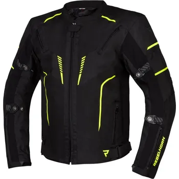 Moto bunda Moto bunda Rebelhorn Blast černá/žlutá - VÝPRODEJ 3XL