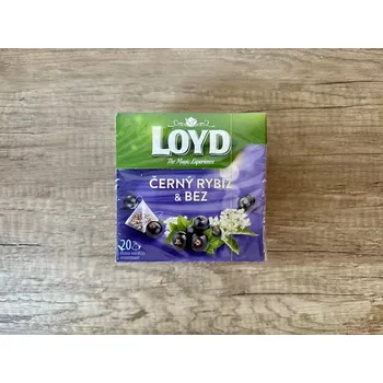 Čaj Loyd čaj Černý rybíz & Bez 40g (20x2g)