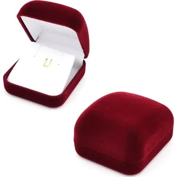Dárková krabička Sametová dárková krabička Moon Bordó