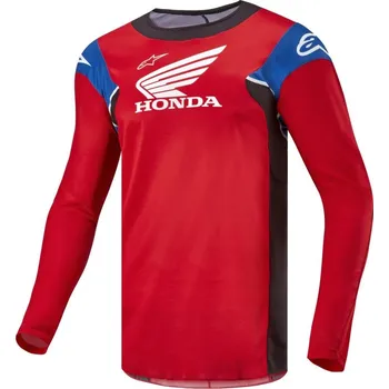 Moto bunda Dres RACER ICONIC HONDA kolekce, ALPINESTARS (červená/černá/modrá/bílá) 2026 M