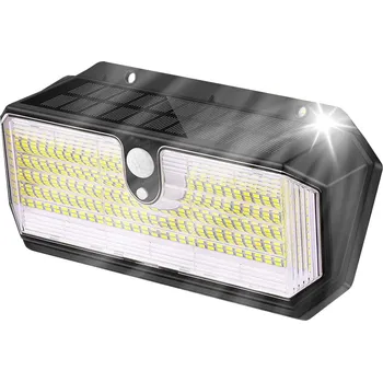 Venkovní solární LED světlo s pohybovým senzorem VIKING S282/2600lm/2200mAh/3 režimy/IP65 S282
