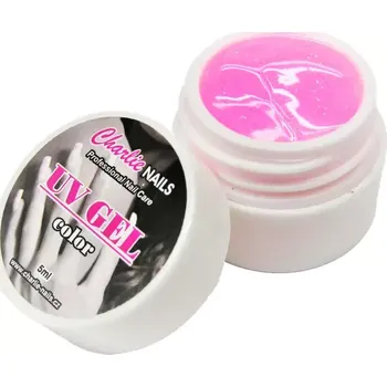 Charlie UV/LED gel 5ml - růžový glitter č.429
