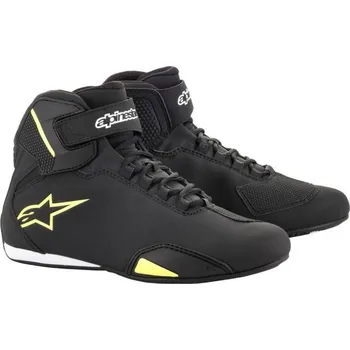 Moto obuv Boty SEKTOR, ALPINESTARS (černé/žlutá fluo) 2026 38