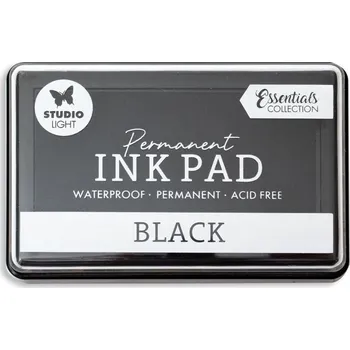 Dětské razítko Studio Light Razítkovací polštářek Studio Light, voděodolný - černý