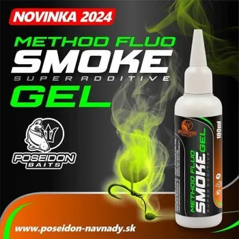Návnadové aroma Poseidon Baits Method FLUO smoke gel 100ml - Hot chilli