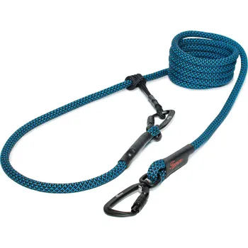 Vodítko pro psa Tamer Lanové vodítko EASYLONG TWIST | Velký pes | Černomodré - 042 Délka: 4 m