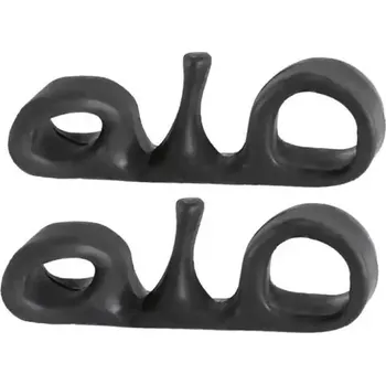 Hallux valgus | vbočený palec, 1 pár - Černá