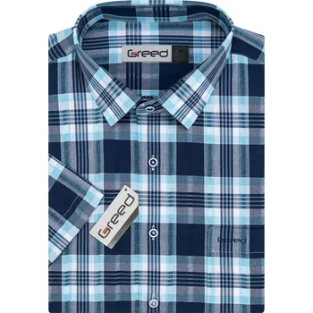 Pánská košile AMJ SK387 modrá L