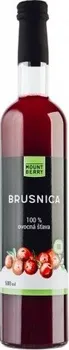 Wellberry Brusinková šťáva BIO 100% 500 ml