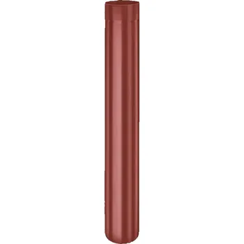 okap Pozinkovaný okapový svod Ø 100 mm délka 4000 mm v barvě ocelově červená