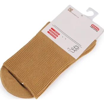 Dámské ponožky Dámské / dívčí bavlněné ponožky 1 béžová tm.