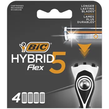 Holicí strojek BIC Náhradní hlavice FLEX5 4ks