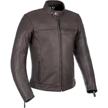 Moto bunda Bunda WALTON, OXFORD (hnědá) S