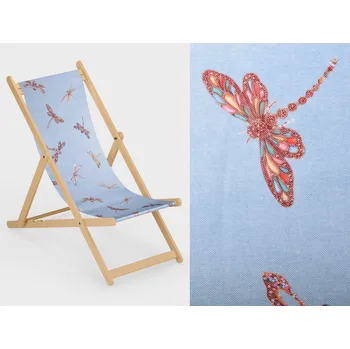 Lehátkovina šíře 44 cm s digitálním potiskem vážky LH33