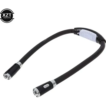 Svítilna na krk | lampička na čtení atp. - více barev - Černá