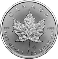 The Royal Canadian Mint Maple Leaf 1 oz 2024 stříbrná mince 31,11 g