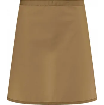 Kuchyňská zástěra Karlowsky Základní krátká číšnická zástěra v mnoha odstínech Barva: hnědá velbloudí (ca. Pantone 2318C), Velikost: 70 x 55 cm KY047