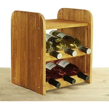 Stojan na víno Regál na víno RW-3-06P borovice olše