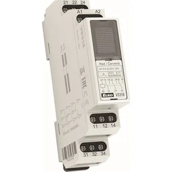 Stykač ELKO EP Relé VS316 3P 16A 24VAC/DC červená 8595188135771