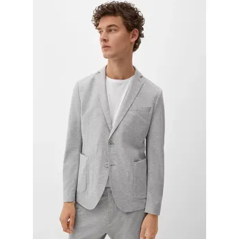 Pánské tričko s.Oliver pánské joggingové sako šedé Velikost: 46