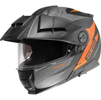 Helma na motorku Vyklápěcí přilba SCHUBERTH E2 Explorer Orange XXL