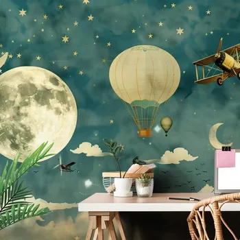 Tapeta Dovido Samolepící tapeta snová obloha s letadly