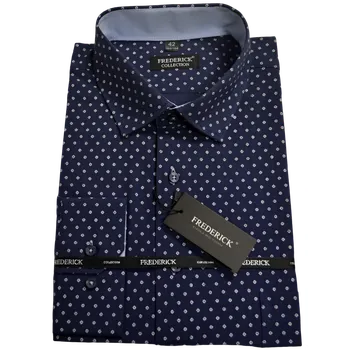 Pánská košile Pánská košile s dlouhým rukávem - střih REGULAR - vzor F38 s prodlouženou délkou rukávu 188/194 cm - 40