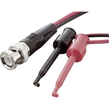 elektrický kabel VOLTCRAFT BNC měřicí kabel 0.80 m černá, červená