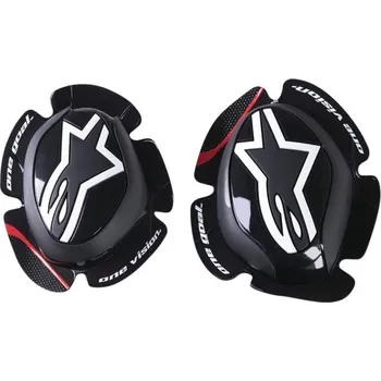 Motodoplněk Slidery GP PRO DYNAMICS, ALPINESTARS (černé/bílé/červené, pár) 2025