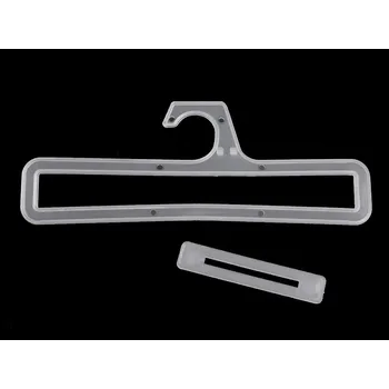 Plastové ramínko průvlek 20 cm, barva transparent