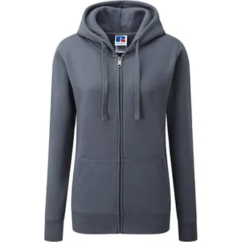 Dámská mikina Russell Dámská mikina s kapucí R-266F-0 Convoy Grey XL