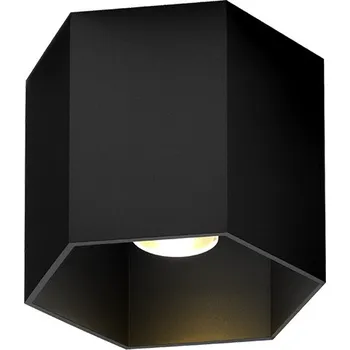 Wever & Ducré Hexagonové stropní svítidlo Hexo Ceiling 1.0 LED Barva: Černá, Stmívání: Stmívatelné fázově, Teplota chromatičnosti: Dim to Warm 2000-3000 Kelvinů 186558B9 Hexagonové stropní svítidlo Hexo Ceiling 1.0 LED