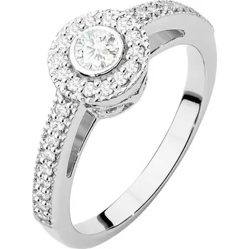 Hodinky Prsten Bonore - Bílé Zlato 585 - Diamant 0-15 Ct 116216