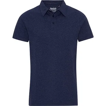 Pánské tričko Neutral Unisex polo triko NE20090 Navy Melange XS