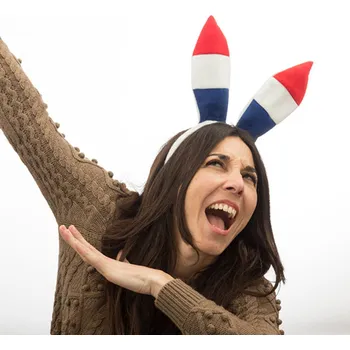 Karnevalový doplněk Falanzo Party Čelenka s Francouzskou Vlajkou