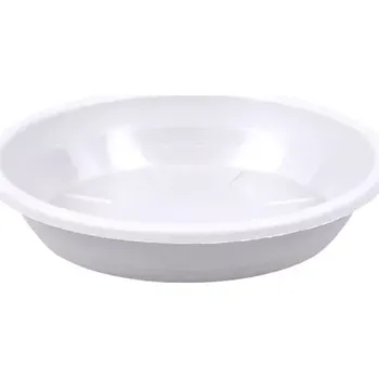 Podmiska Podmiska pod květník SAKURA MODERN plastová matná bílá d18cm NOHEL GARDEN 57758bb