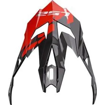 Auto-moto LS2 Helmets LS2 MX470 PEAK TROOP BLACK RED