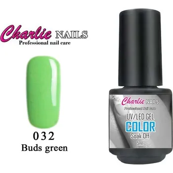 Charlie UV/LED Gel lak 5ml. č.32 zelený Buds green