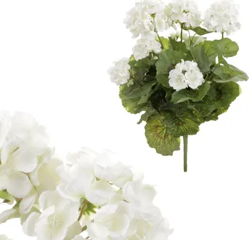Umělá květina Autronic KT7700 muškát kytice 40 cm bílá