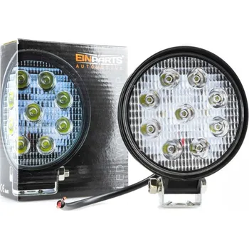 Osvětlení automobilu LED Pracovní světlo 9W (9 x 1W EPISTAR) 60° (kulaté)