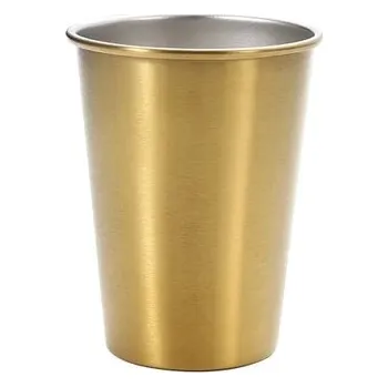 Nerezový hrnek | hrnek na čaj, 500 ml - Zlato,350 ml