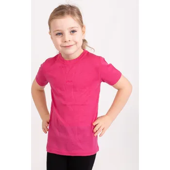 Chlapecké tričko Dětské merino triko s krátkým rukávem Nature, Fuchsiová Velikost: 110/116
