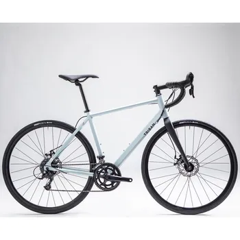 Silniční kolo TRIBAN Silniční turistické kolo RC120 s kotoučovými brzdami M ŠEDÁ 2025